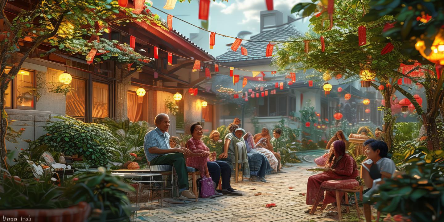 <strong>红豆社区</strong>：温馨家园，邻里守望的温馨港湾